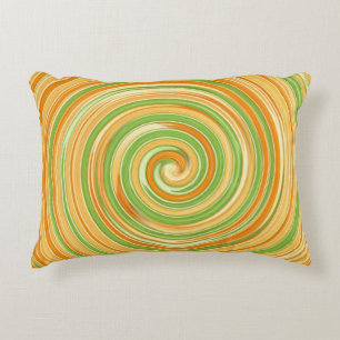 Spirale aus Zitrusfrüchten Dekokissen
