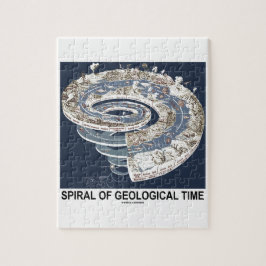 Spirale der geologischen Zeit (Spirale der Erde Puzzle