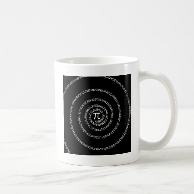 Spirale für PU auf schwarzer Art Tasse (Rechts)