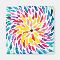 Spirale Regenbogenfarbe abstrakt