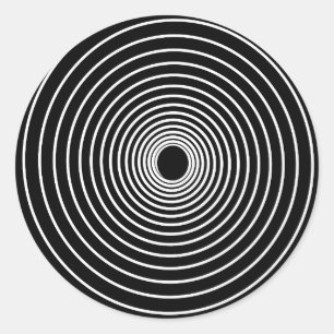 Spirale Runder Aufkleber