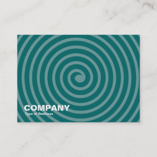 Spirale - Schattierungen von Grün Visitenkarte