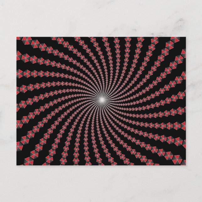 Spirale von Traingles: Bereich Art: Postkarte (Vorderseite)