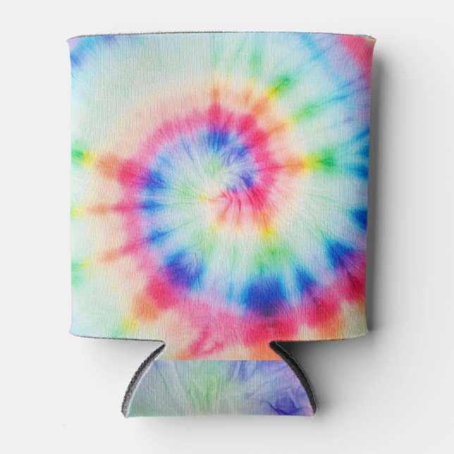 Spirale Wasserfarbe: Bio künstlerische Schmutzkuns Dosenkühler (Vorderseite)