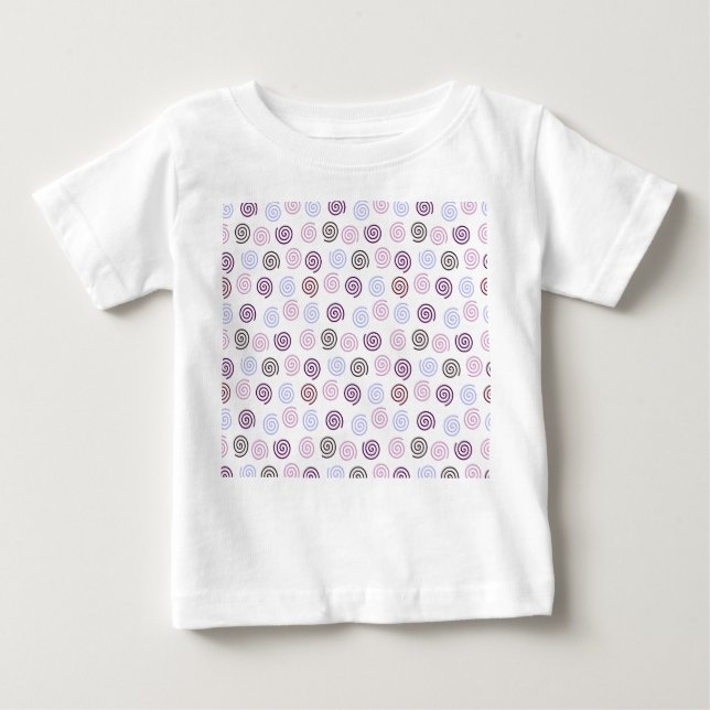 Spiralen Baby T-shirt (Vorderseite)