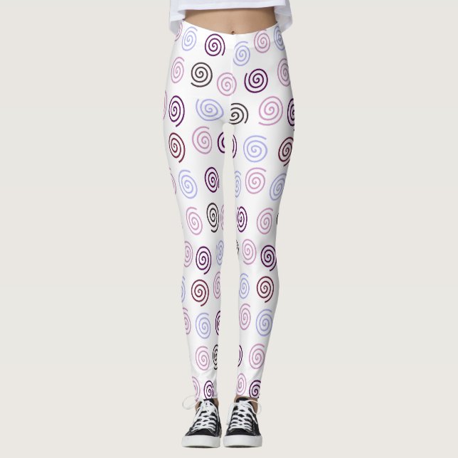 Spiralen Leggings (Vorderseite)