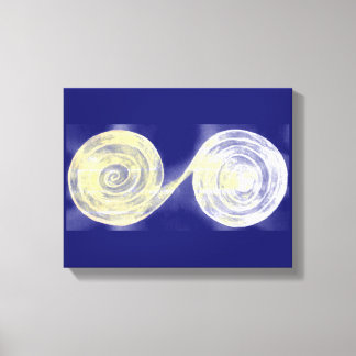 Spiralen Leinwanddruck