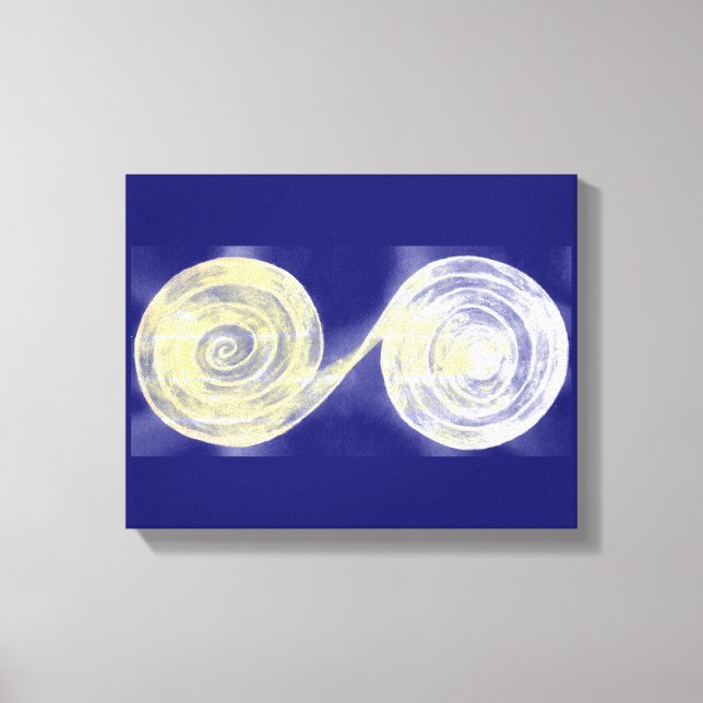 Spiralen Leinwanddruck (Vorderseite)