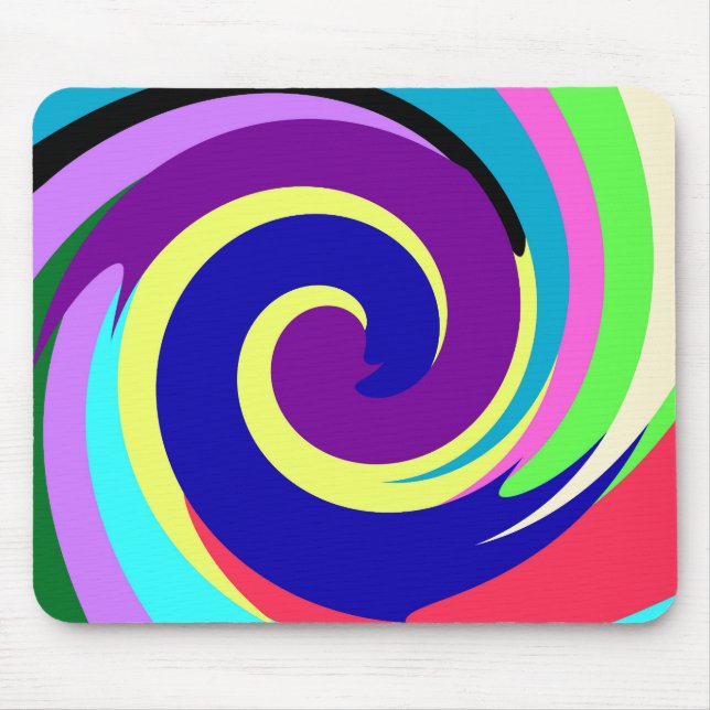 Spiralfarbe Mousepad (Vorne)