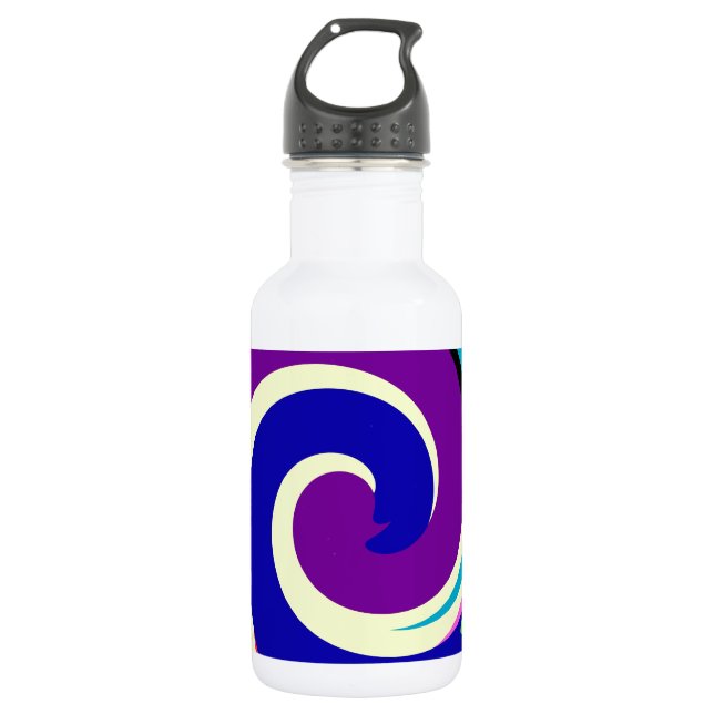 Spiralfarbe Trinkflasche (Vorderseite)