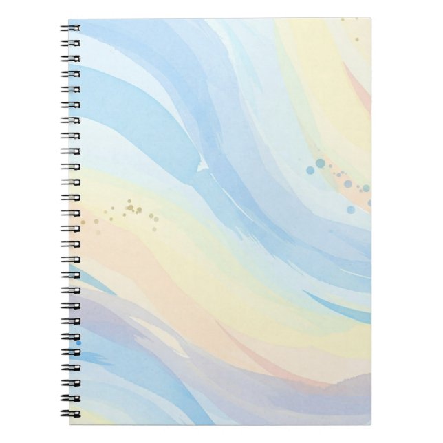 Spiralfarben-Foto-Notebook Notizblock (Vorderseite)