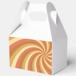 Spiralfarbener Hintergrund Geschenkschachtel