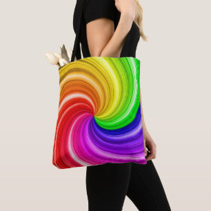 Spiralfarbige Tie-Dye-Regenbogen-Wirbel-Kunstmuste