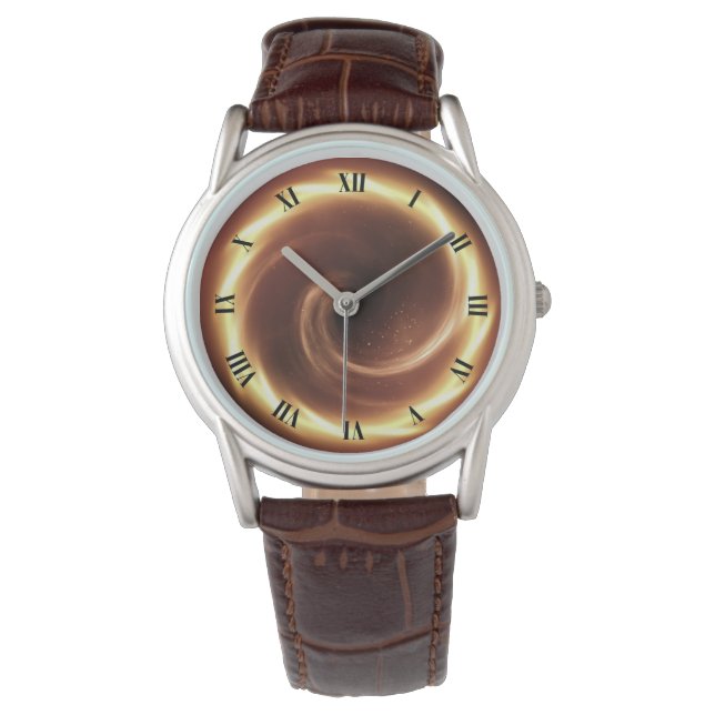 Spiralfeuer Vortex ~ Zeitportal ~Time Machine ~ Armbanduhr (Vorderseite)