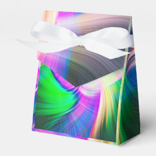 SPIRALFLUO - Psychedelisch-farbiges modernes Frakt Geschenkschachtel