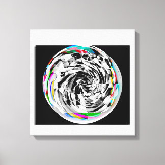 Spiralförmig erneut leinwanddruck