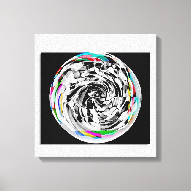 Spiralförmig erneut leinwanddruck (Vorderseite)