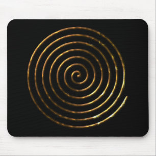 Spiralförmiges keltisches Symbol Mousepad