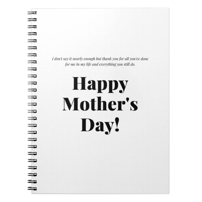 Spiralfotonotizbuch Notizblock (Vorderseite)