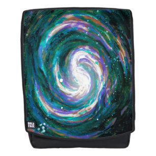 Spiralgalaxie im Weltraum Rucksack