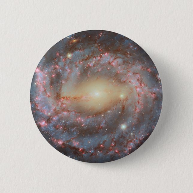 Spiralgalaxie-Knöpfe Button (Vorderseite)