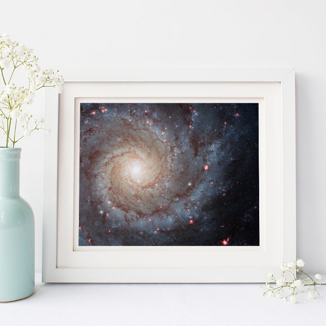 Spiralgalaxie M74 10x8 Poster (Spiral Galaxy M74 10x8 Poster)