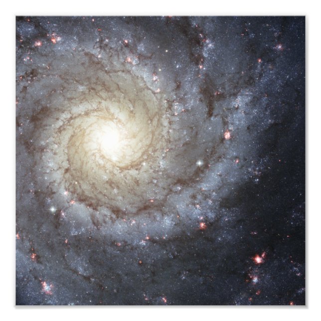 Spiralgalaxie M74 Fotodruck (Vorne)