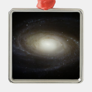 Spiralgalaxie M81 Silbernes Ornament