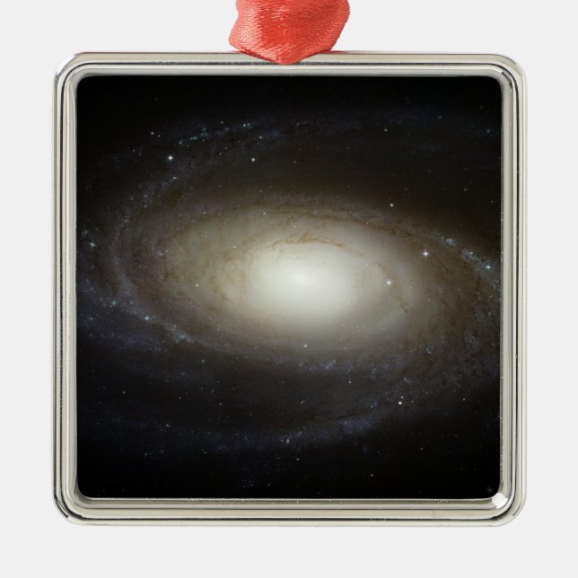 Spiralgalaxie M81 Silbernes Ornament (Vorne)