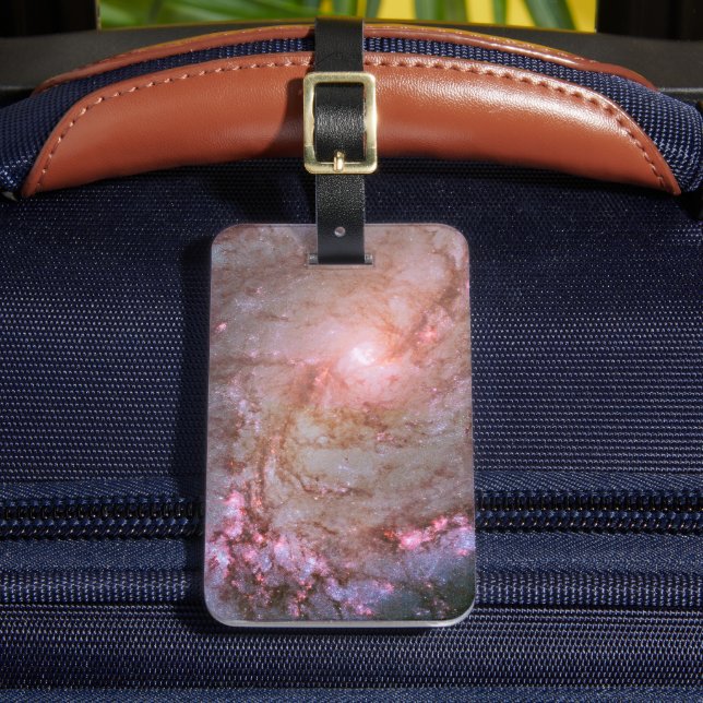 Spiralgalaxie M83, Ablaze mit Sternenbildung. Gepäckanhänger (Vorderseite Insitu 2)