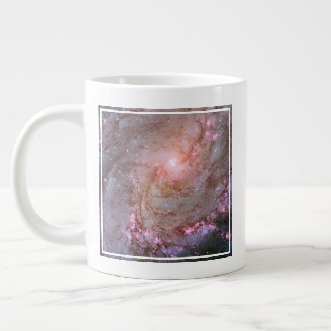 Spiralgalaxie M83, Ablaze mit Sternenbildung. Jumbo-Tasse (Links)