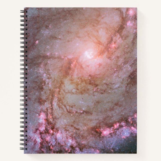 Spiralgalaxie M83, Ablaze mit Sternenbildung. Notizbuch (Vorderseite)