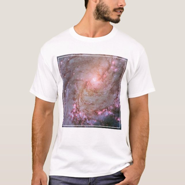 Spiralgalaxie M83, Ablaze mit Sternenbildung. T-Shirt (Vorderseite)