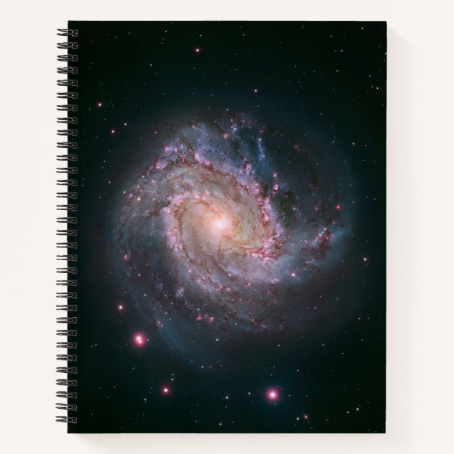 Spiralgalaxie M83 (NASA) Notizbuch (Vorderseite)