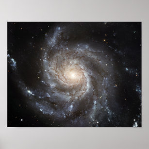 Spiralgalaxie Messier 101 Poster