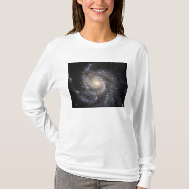 Spiralgalaxie Messier 101 T-Shirt (Vorderseite)