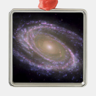 Spiralgalaxie Messier 81 Silbernes Ornament