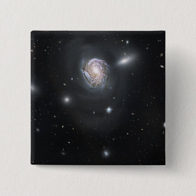 Spiralgalaxie NGC 4911 Button (Vorderseite)