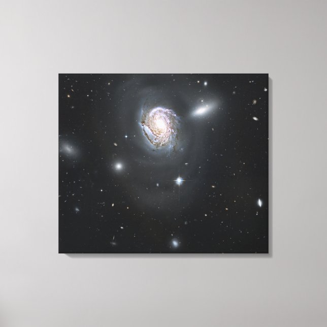 Spiralgalaxie NGC 4911 Leinwanddruck (Vorderseite)