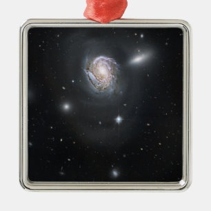 Spiralgalaxie NGC 4911 Silbernes Ornament