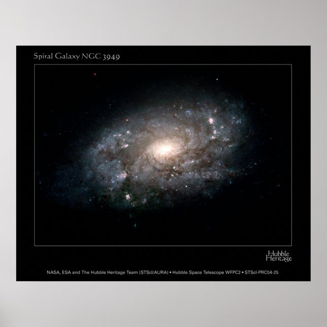 SpiralGalaxy-NGC3949-2004-25 Poster (Vorne)