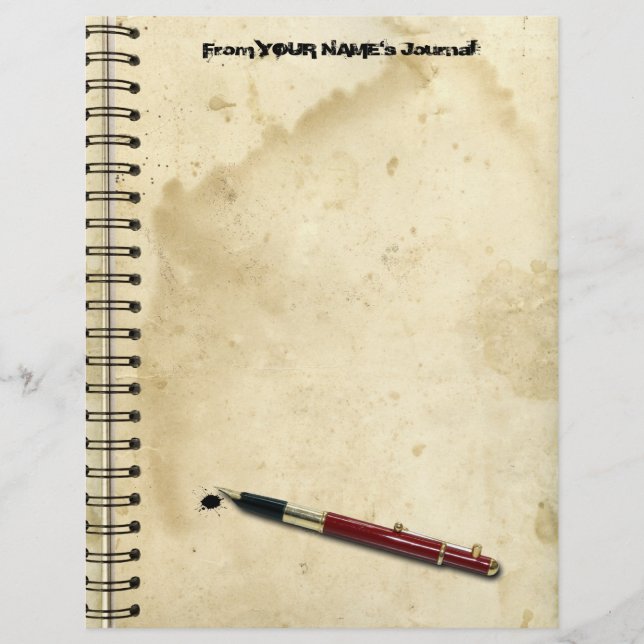 Spiralgebundenes Journal (Vorderseite)