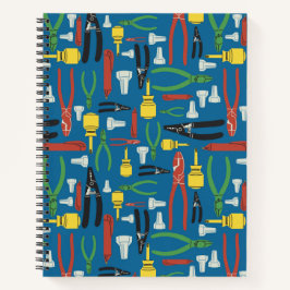 Spiralgerät für den Elektrobau Notizbuch