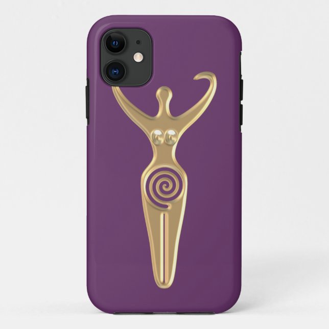 Spiralgöttin Case-Mate iPhone Hülle (Rückseite)