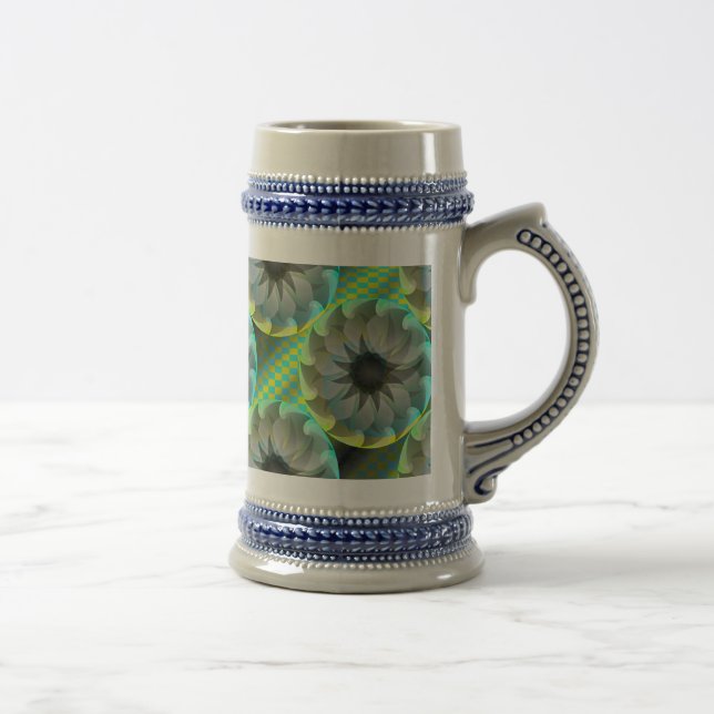 Spiralhai von Kenneth Yoncich Bierglas (Rechts)