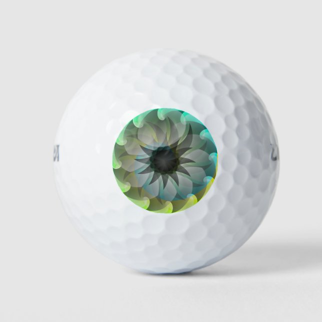Spiralhai von Kenneth Yoncich Golfball (Vorderseite)