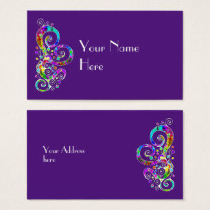 Spiralherz Handgemalt Design 2