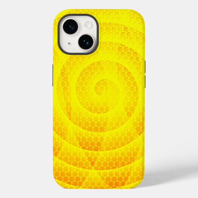 SpiralHoneycomb Case-Mate iPhone Hülle (Rückseite)