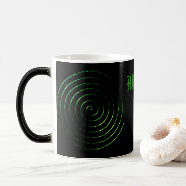 Spiralkelsymbol,Personalisieren Sie magische Tasse (Mit Donut)