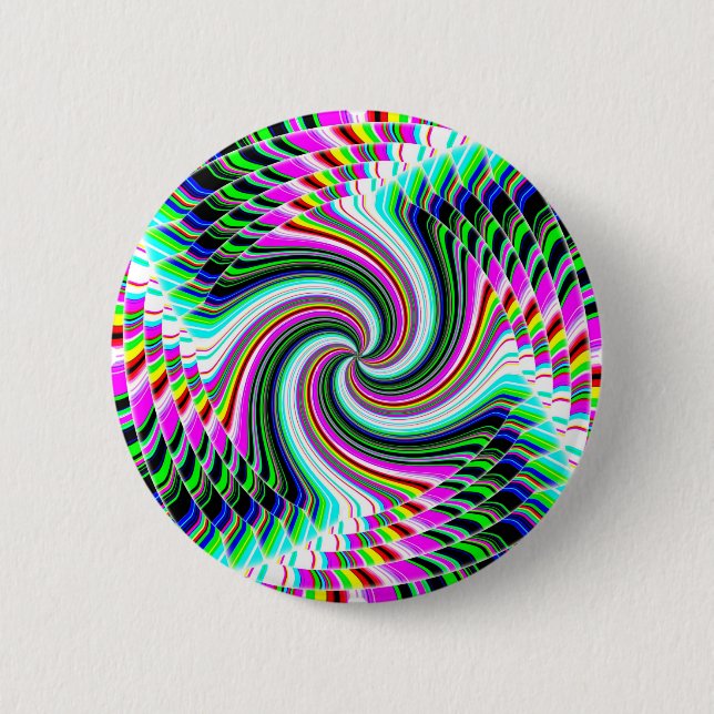 Spiralkunst Button (Vorderseite)